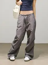 軽量デザインのワークパンツ【小柄向け・ウエストゴム・ジャズダンス用・フレアシルエット】