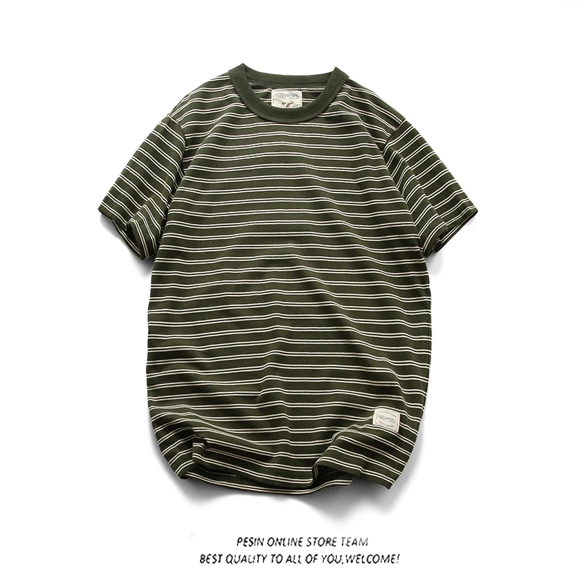 ストライプ柄 メンズTシャツはどう選ぶ？アメカジ風の青白ストライプが通勤からレジャーまで活躍する理由