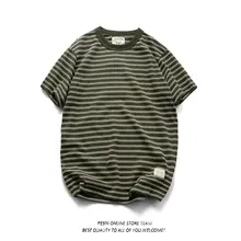 阿美咔叽 メンズTシャツ【アメリカンスタイル・ヴィンテージストライプ・ショートスリーブ】
