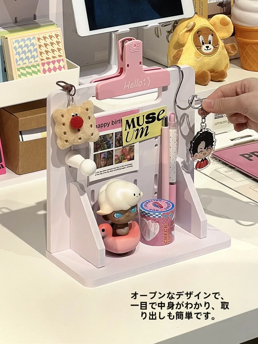 ひーちゃん デスクトップ収納スタン ド：二次元キャラクター用の磁気収納システムの実用性と設計構造