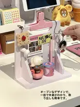 デスクトップ収納スタンド【二次元キャラクター・バッジ用・穴あけ不要】