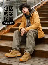 Camel 防寒機能付き メンズ冬用ブーツ【スタイリッシュデザイン・アウトドア・快適な履き心地】