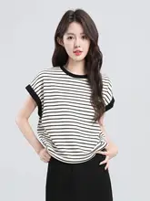 デザイン性の高い流行の半袖Tシャツ【ゆったりとしたシルエット・不規則デザイン】