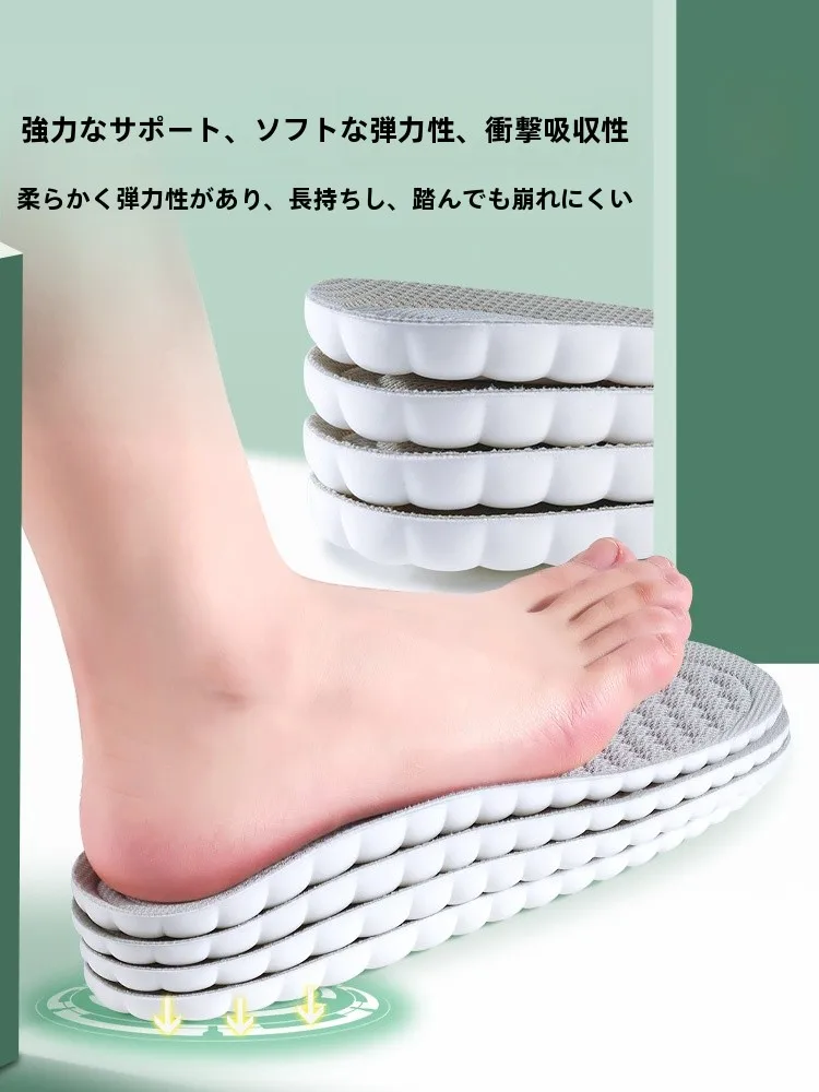 クッション性に優れたインソールが長時間歩行に与える影響