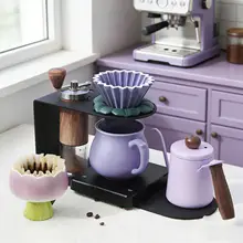 オリジナルデザインの陶器製折り紙フィルターカップとシェアポット【ハンドドリップコーヒー器具】（セットアップ対応）