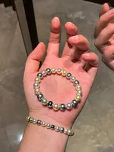 S家 カラフルパールブレスレット【女性用・洗練されたデザイン・軽やかさ】