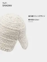 シンプルで万能なウール混紡フィッシャーハット【秋冬用・後ろスリット・広つば・カジュアル】