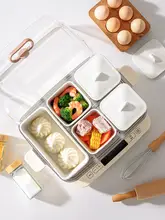 陶製の蒸し器【角形・フタ付き・電気調理用・スチームボウル】