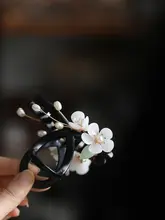 新中式のシャーククリップ【古風・お団子ヘア対応・センスあるアクセサリー】