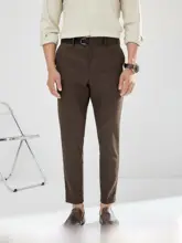 JSSD HOMME メンズ 秋冬用カジュアルパンツ【ストレート・微ストレッチ・抗シワ加工】