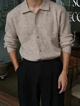 シンプルカーディガン【春秋用・軽やかで暖かい・フィット】