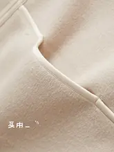 暖かい柔らかさ！ウール混ロングコート【ワイドシルエット・冬用・ふわふわの手触り】（セットアップ対応）