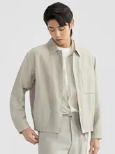 軽やかなデザインの薄手ジャケット【ゆったりフィット・春用・メンズ】