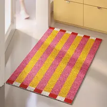玄関マット コイルマット PVC ポップカラー 耐久性 土足用 ドアマット 「TipToe」