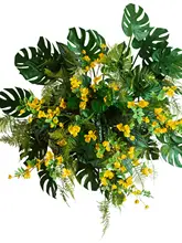 桂葉山デザインの造花装飾【テーブル用・リビングや玄関に最適】