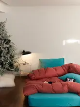 クリスマスの願い超柔らかいニットコットン四季のカラー感天竺コットンベッドリネン（セットアップ対応）