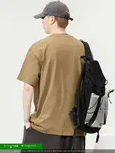 夏用 メンズコットンTシャツ【無地・フィット・カ ジュアルデザイン】