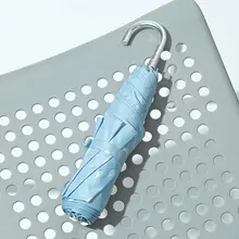 アルミ合金製三つ折り傘【軽量150g・UVカット・水玉模様・夏用・晴雨兼用】