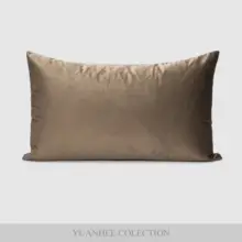 軽やかなデザイン！流し毛付きクッションカバー【リビングソファ用・高級感】