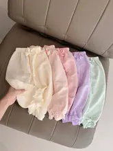 女の子用 夏用 蚊よけバルーンパンツ【カジュアル・ロングパンツ・外出用】