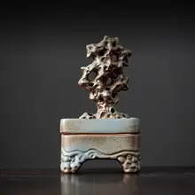 茶室用の古典的な茶壺と茶缶【中式・禅の雰囲気・復古デザイン】