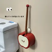 壁掛けタイプのトイレブラシ【穴あけ不要・お手入れ簡単・死角なし】（セットアップ対応）
