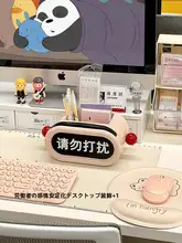 オフィスデスク用ペン立て【癒し系デザイン・文房具収納・ギフトにも最適】