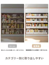 Lazy Corner キッチン用収納ボックス【角型・お菓子収納・引き出し式・整理用】