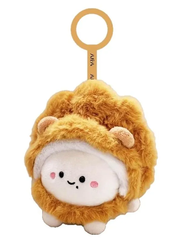 可愛い ライオンのぬいぐるみキーホルダー：バッグチャームとしての実用性とデザインのバランス