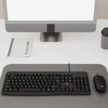 APC 有線キーボード＆マウスセット【ノートパソコン・デスクトップ対応・オフィス・ゲーム用】