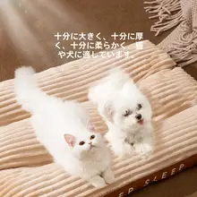 四季用 ペット用クッション【取り外し可能・猫＆犬用・大サイズ】