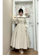 クラシックなデザイン！ロングウールコート【ウエスト絞り・シングルボタン・冬用】
