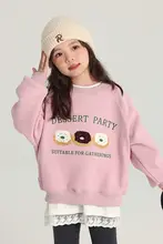 キャラクター柄の女児向け暖かフリースパーカー【カジュアルな秋冬用】