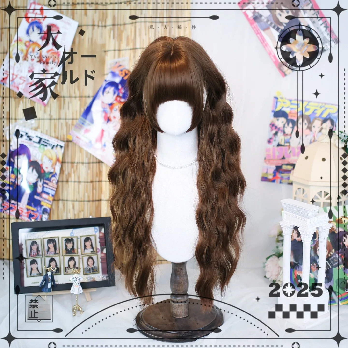 ロングヘア前髪ありで失敗しないスタイルは？ロリータスタイルのウェーブウィッグが解決する