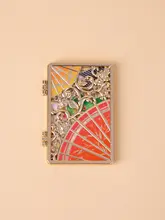 福州デザインのハートツリー冷蔵庫マグネット【観光記念・金属製】