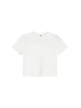 ショートスリーブTシャツ 女性 夏 ラウンドネック スリム 小柄 単色 トップス