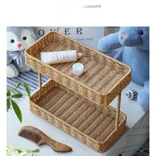 洗面所用 仿藤化粧品収納ラック【軽やかで上品なデザイン】