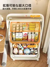 多層式収納カート【家庭用・移動可能・お菓子や玩具用】（セットアップ対応）