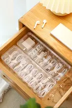 コード収納ボックス【ふた付き・スマートフォン用充電器・イヤホン整理に最適・多機能・家庭用・持ち運び便利】