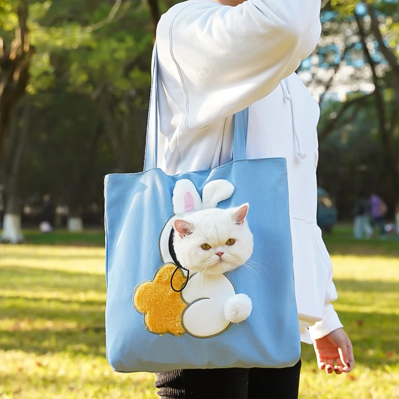 ペットバッグ 小型犬・猫向け ショルダーバッグ 顔出しデザインの実用性と使い分け