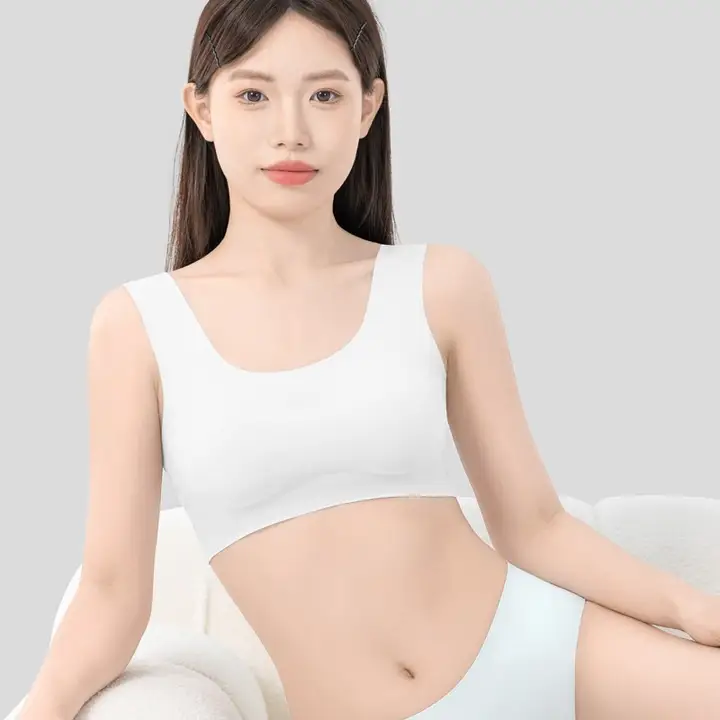 Badigo 使い捨てインナー 胸元美しく整える 薄型アイスシルクブラジャー【独立包装・旅行用に最適】