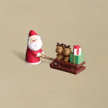サンタクロース 卓上飾り 手作り手描き 可愛い 精巧 小さなギフト
