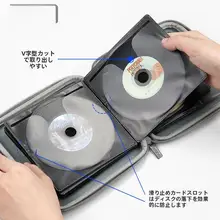 大容量CD/DVD/ブルーレイ収納ケース【車用・家庭用・スリムデザイン】（セットアップ対応）