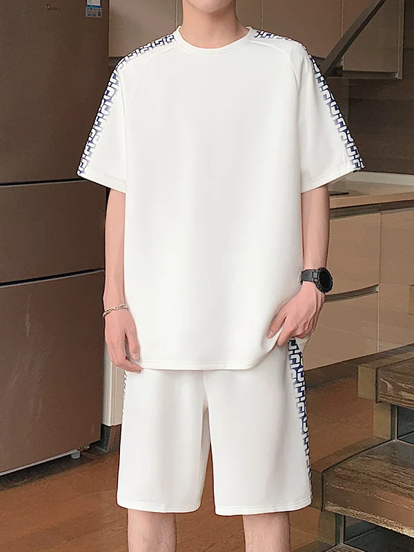 アイスシルク速乾 メンズ 半袖シャツとショートパンツセットの実用性と季節適性