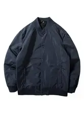 カジュアルな秋用ジャケット【クッション入り・暖かい・ルーズフィット】