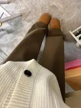 コーデュロイワイドレッグパンツ【秋冬・加绒・ハイウエスト・フィット】（セットアップ対応）