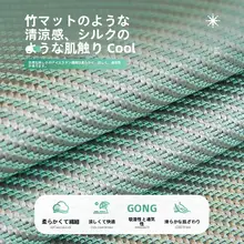 軽やかなデザインのアイスシルファマット【防滑・快適な座り心地・夏用】（セットアップ対応）