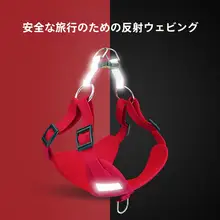 犬用 夏用通気性ハーネスリード【首に負担をかけないデザイン・中小型犬対応】