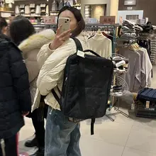 2WAYデザインの防水バックパック【シンプル・学生用・旅行対応】