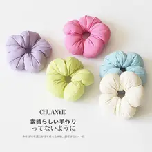 カラフルな五弁花デザインのヘアゴム【簡約スタイル・まとめ髪用】（セットアップ対応）